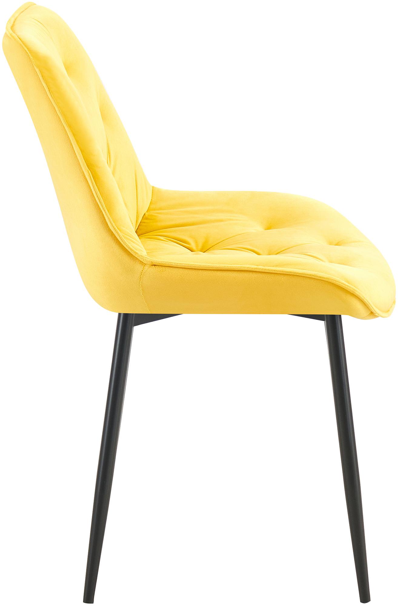 Chaise de salle à manger Wallace velours