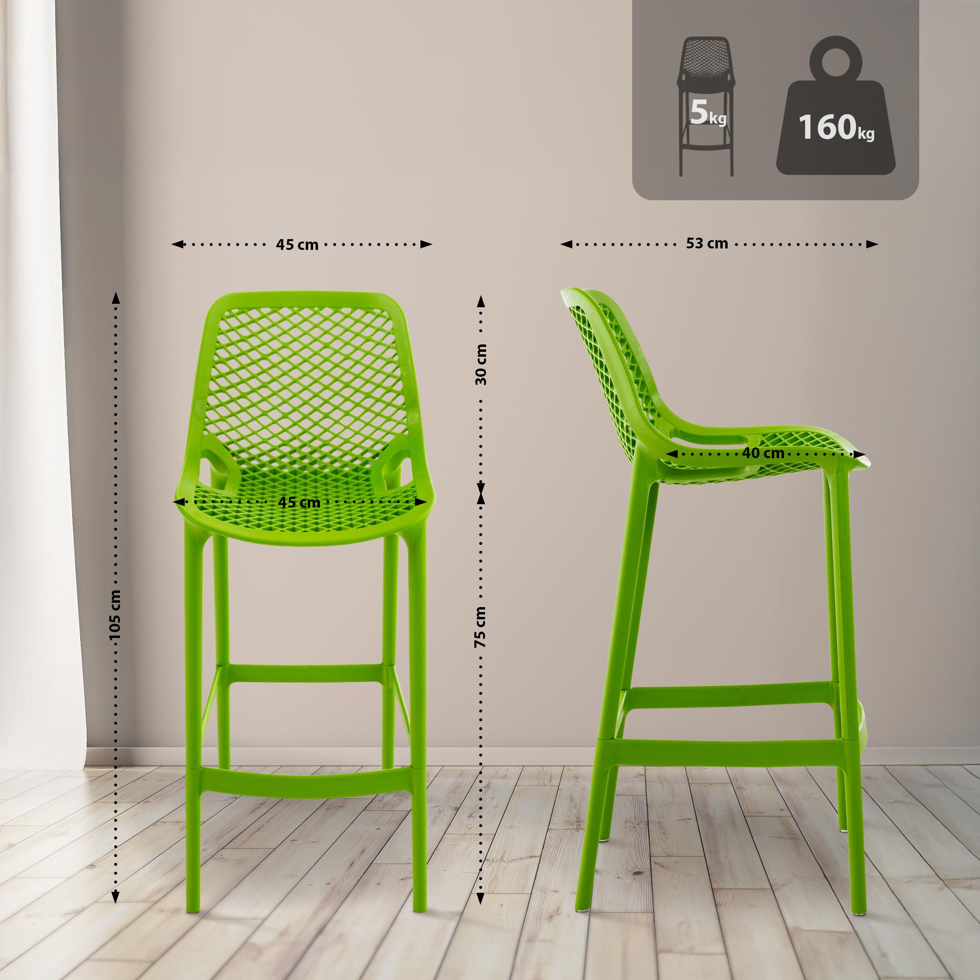Tabouret de Bar Extérieur Air