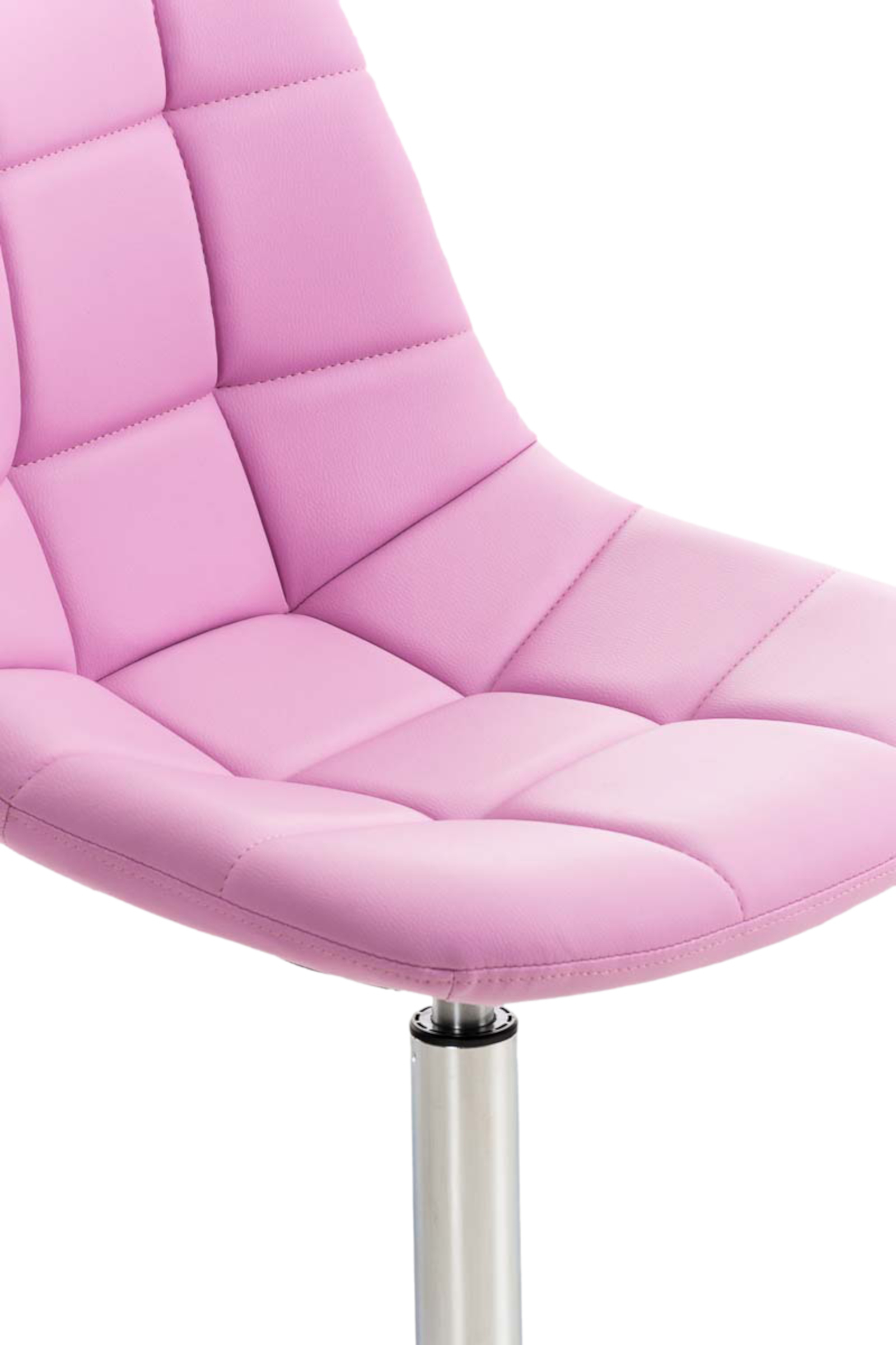 Lot de 2 chaises lounge pivotantes Emil en similicuir avec pied en métal