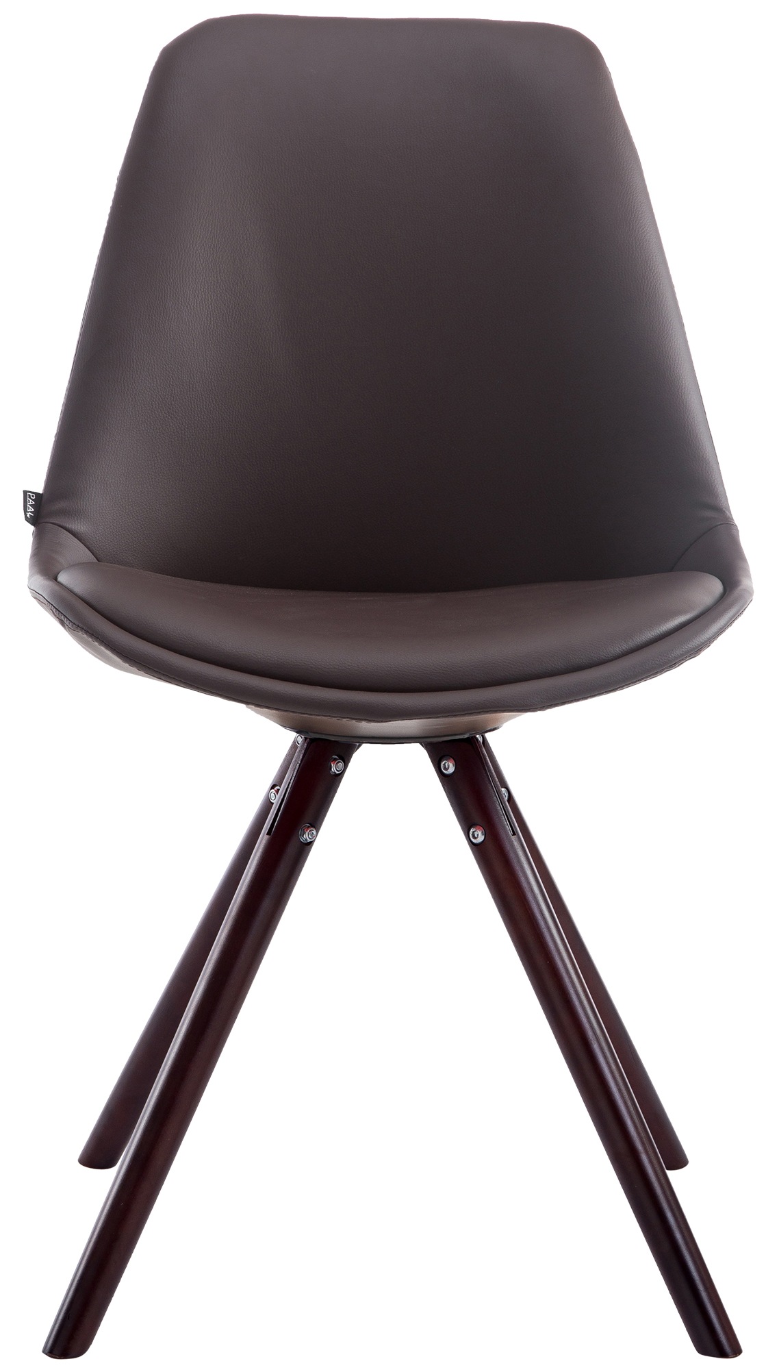 Chaise visiteur LAVAL similicuir pieds ronds