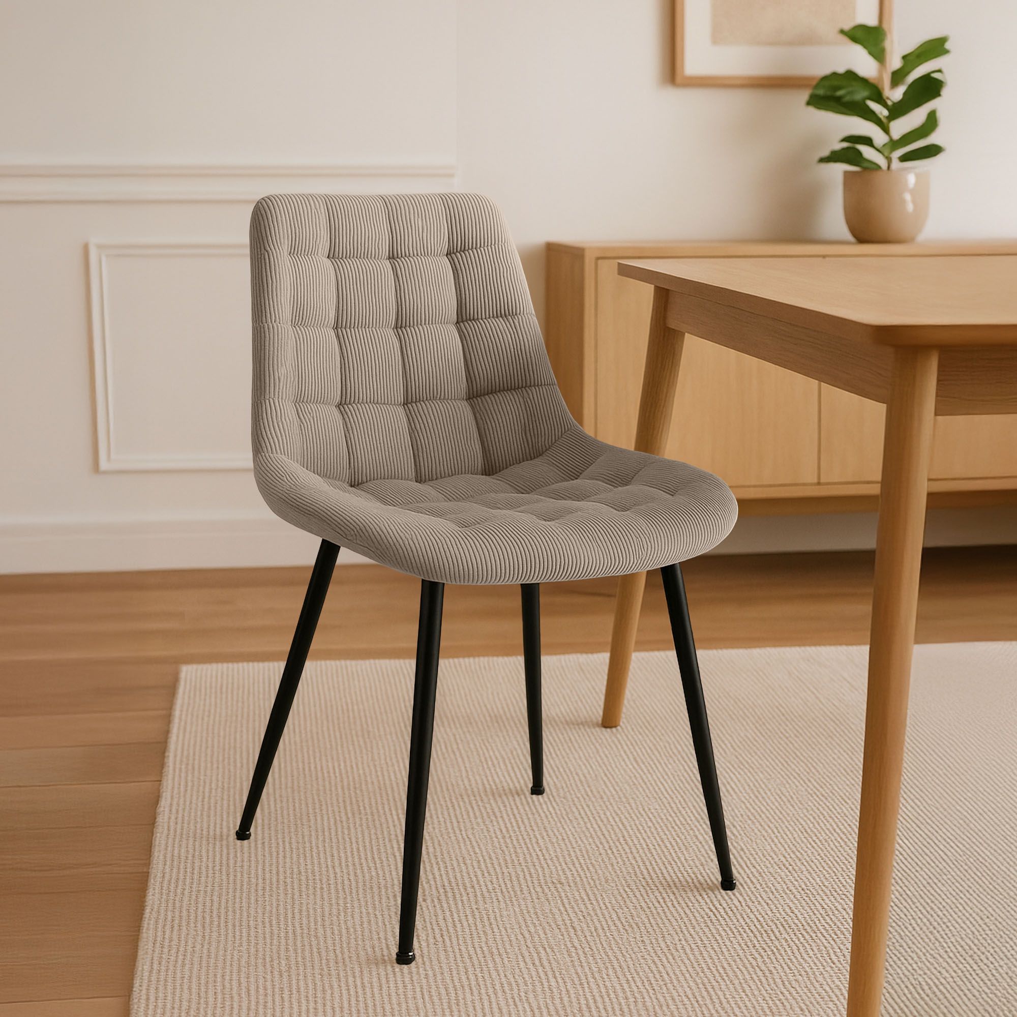 Chaise de salle à manger Sardna Cord