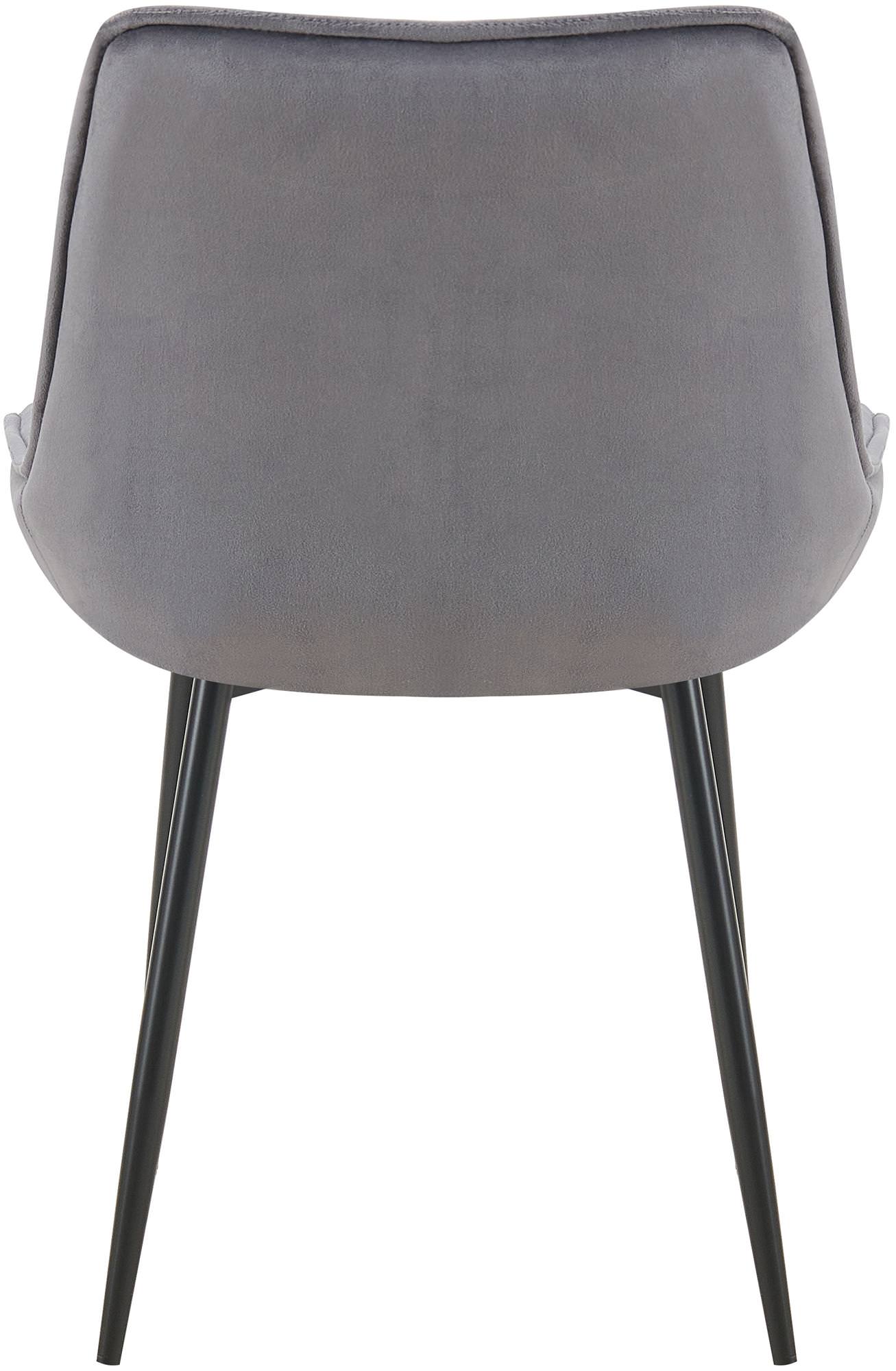 Chaise de salle à manger Wallace velours