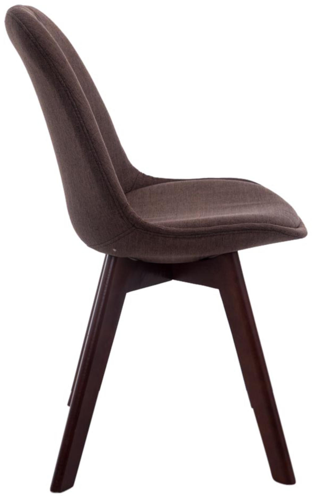 Lot de 4 chaises de salle à manger Borneo V2 en Tissu