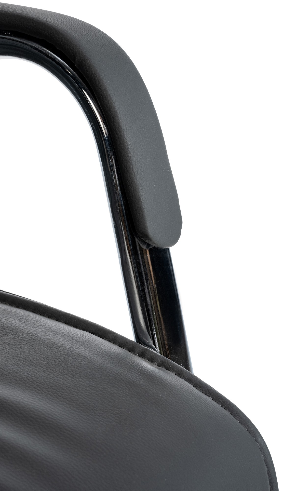 Chaise oscillante Sievert en similicuir