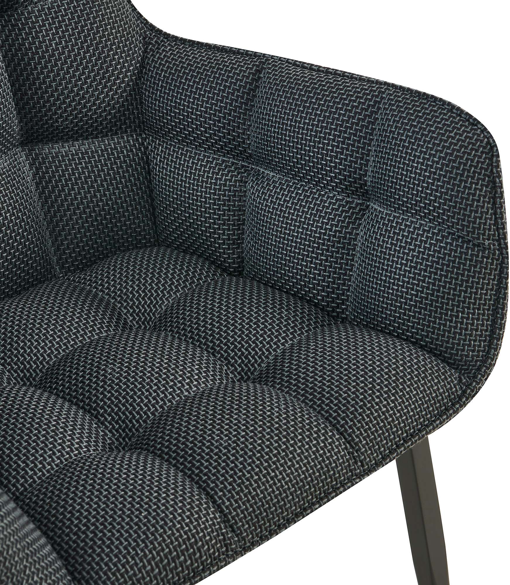 Chaise de salle à manger Tirana Tissu