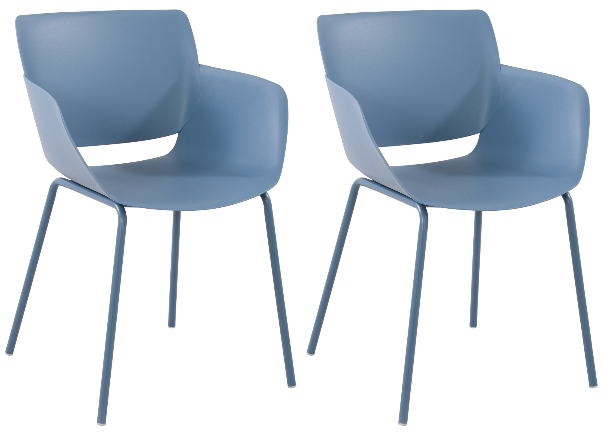 Ensemble de 2 chaises de jardin Alpena