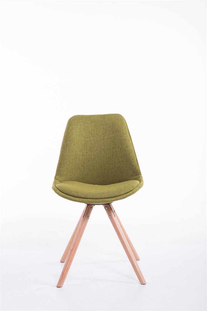 Chaise Toulouse tissu pieds ronds