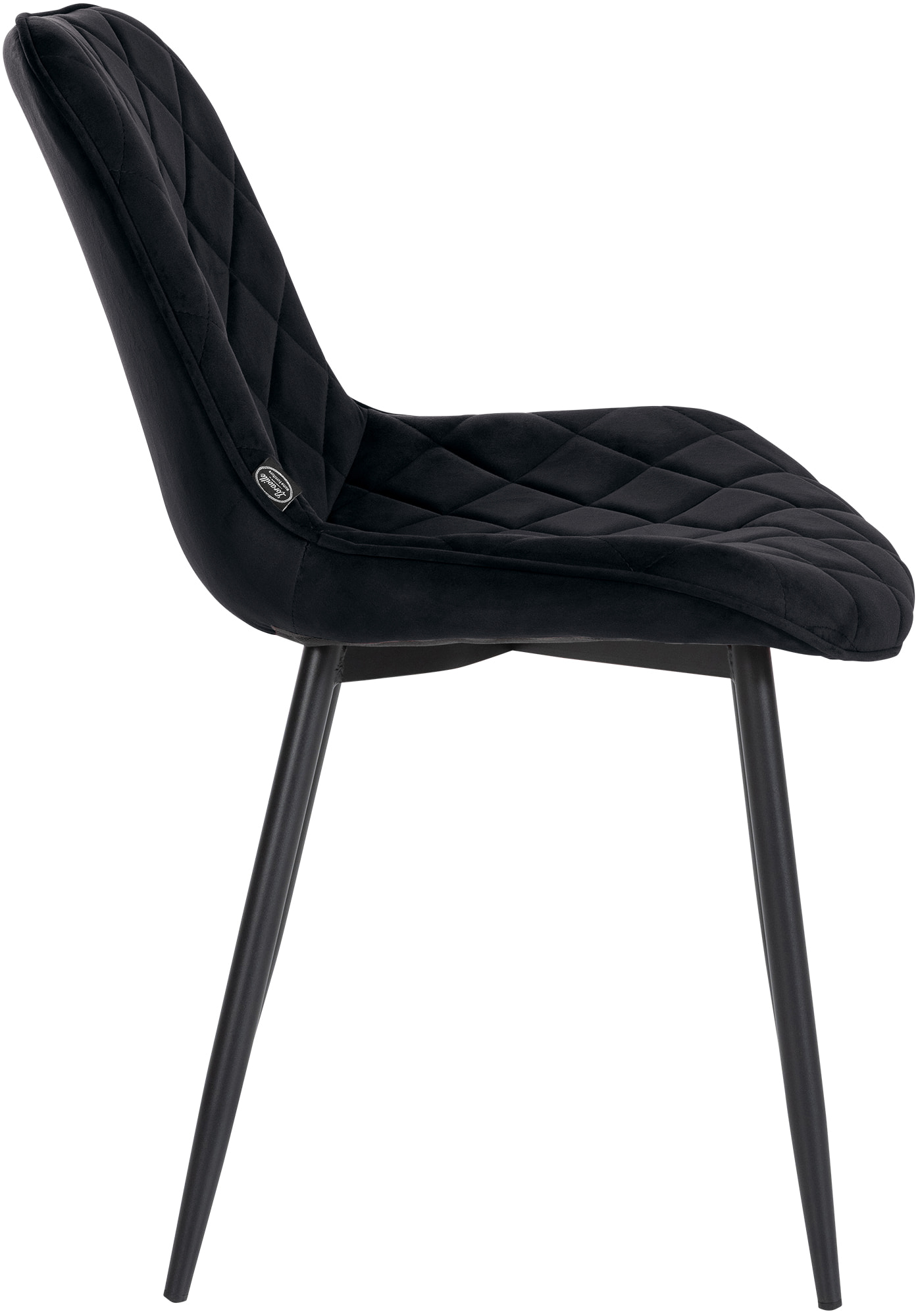 Lot de 4 chaises Springs velours