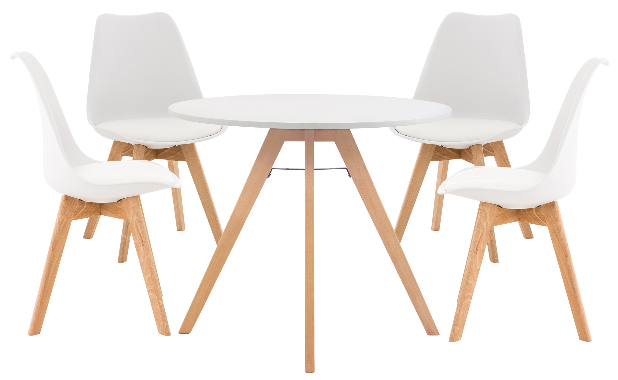 Ensemble de salle à manger Livik avec 1 Table et 4 chaises