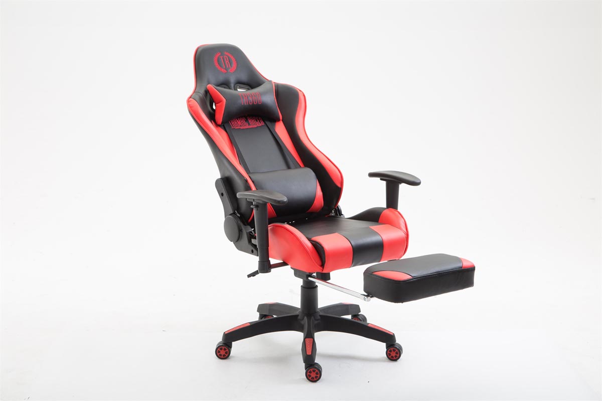Fauteuil de bureau Boavista en similicuir avec/sans repose-pied