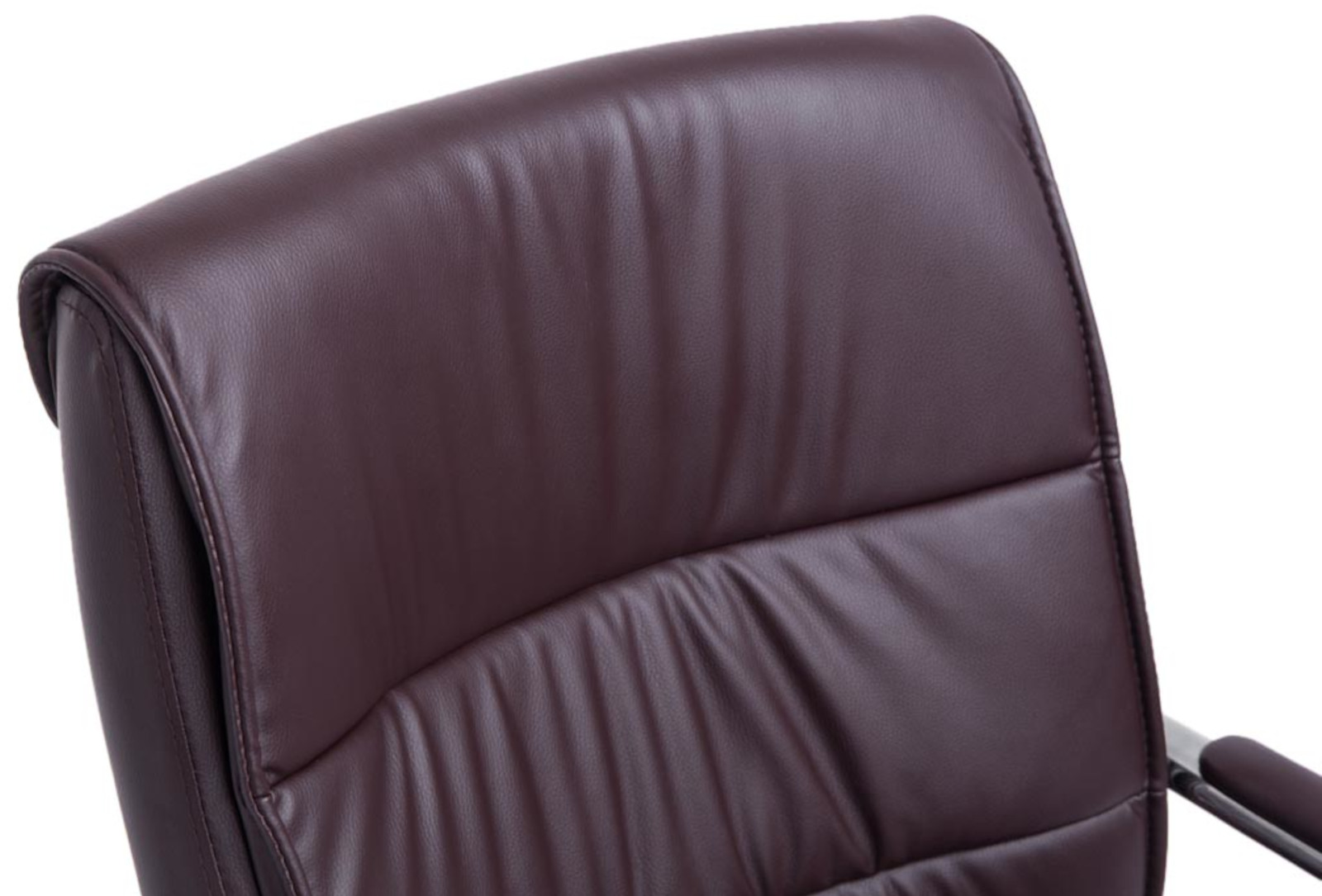Lot de 2 Chaises Cantilever Sievert en similicuir avec accoudoirs
