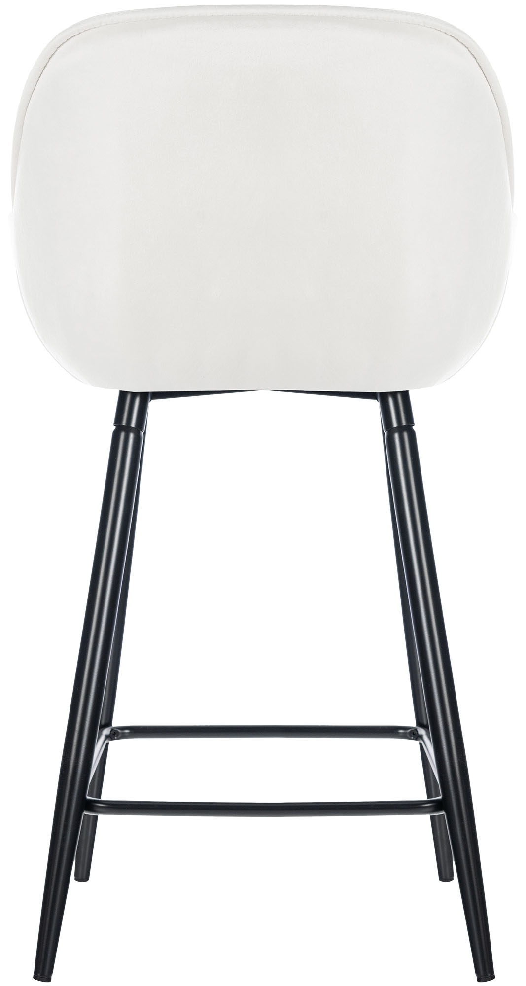 Tabouret de bar Gibson velours hauteur d'assise 76 cm