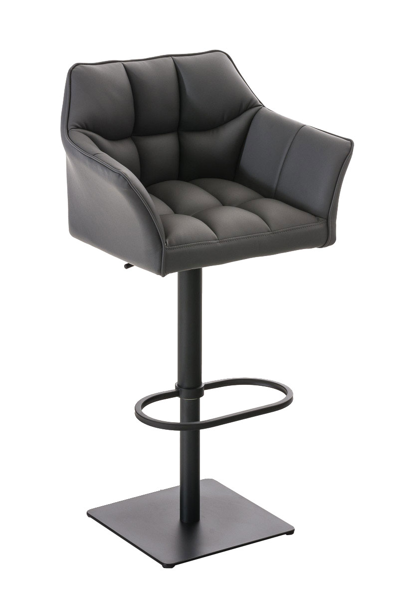 Tabouret de bar Damaso avec revetement en similicuir