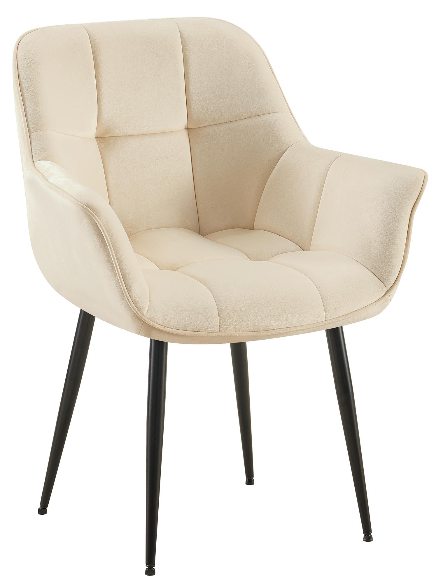Chaise de salle à manger Roseville velours
