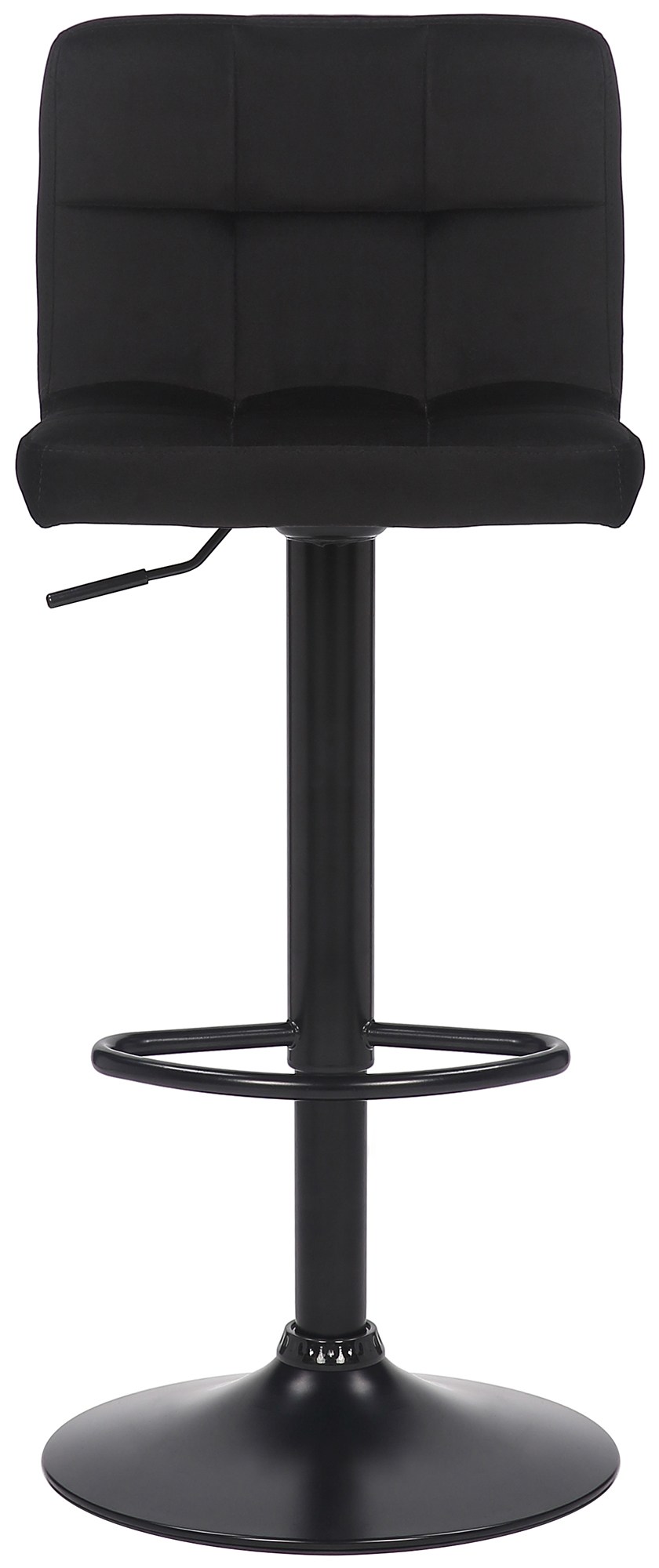 Lot de 4 tabourets de bar Feni velours