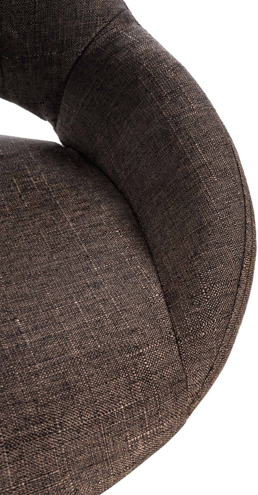 Lot de 2 tabourets de bar Milet en tissu
