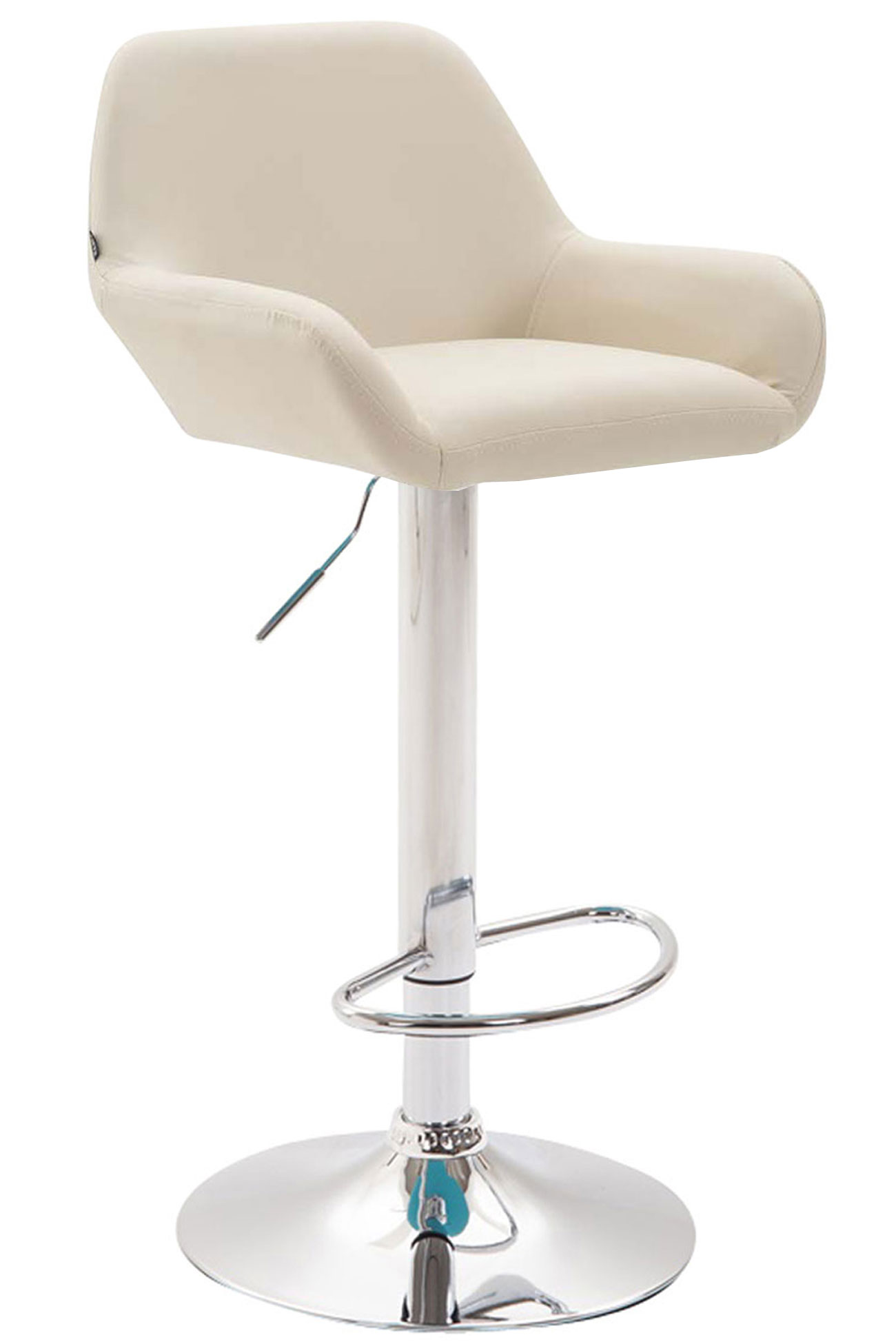 Lot de 2 tabourets de bar Braga en Similicuir