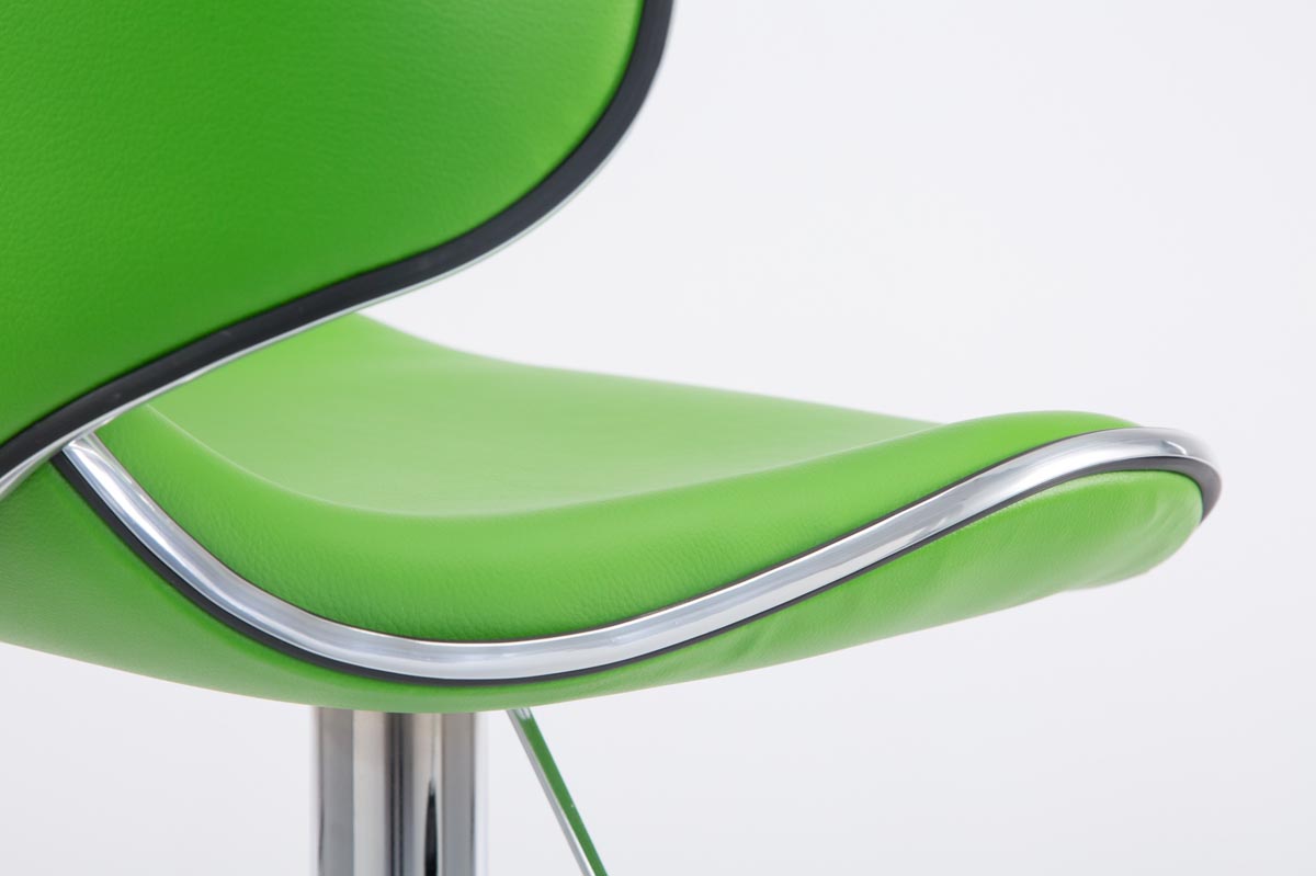 Tabouret de bar Las Vegas V2 similicuir avec pied en métal