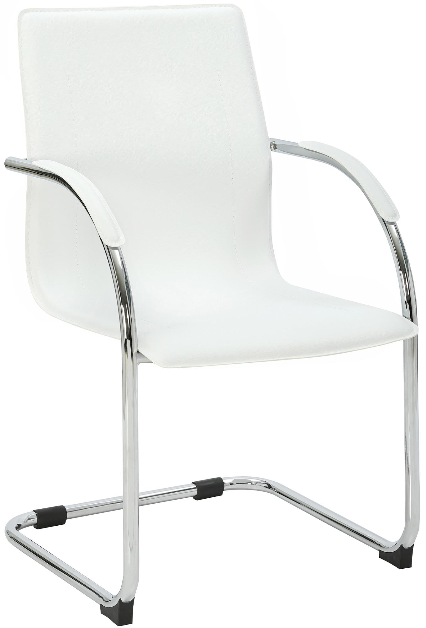 Chaise cantilever Noeleen en simili cuir