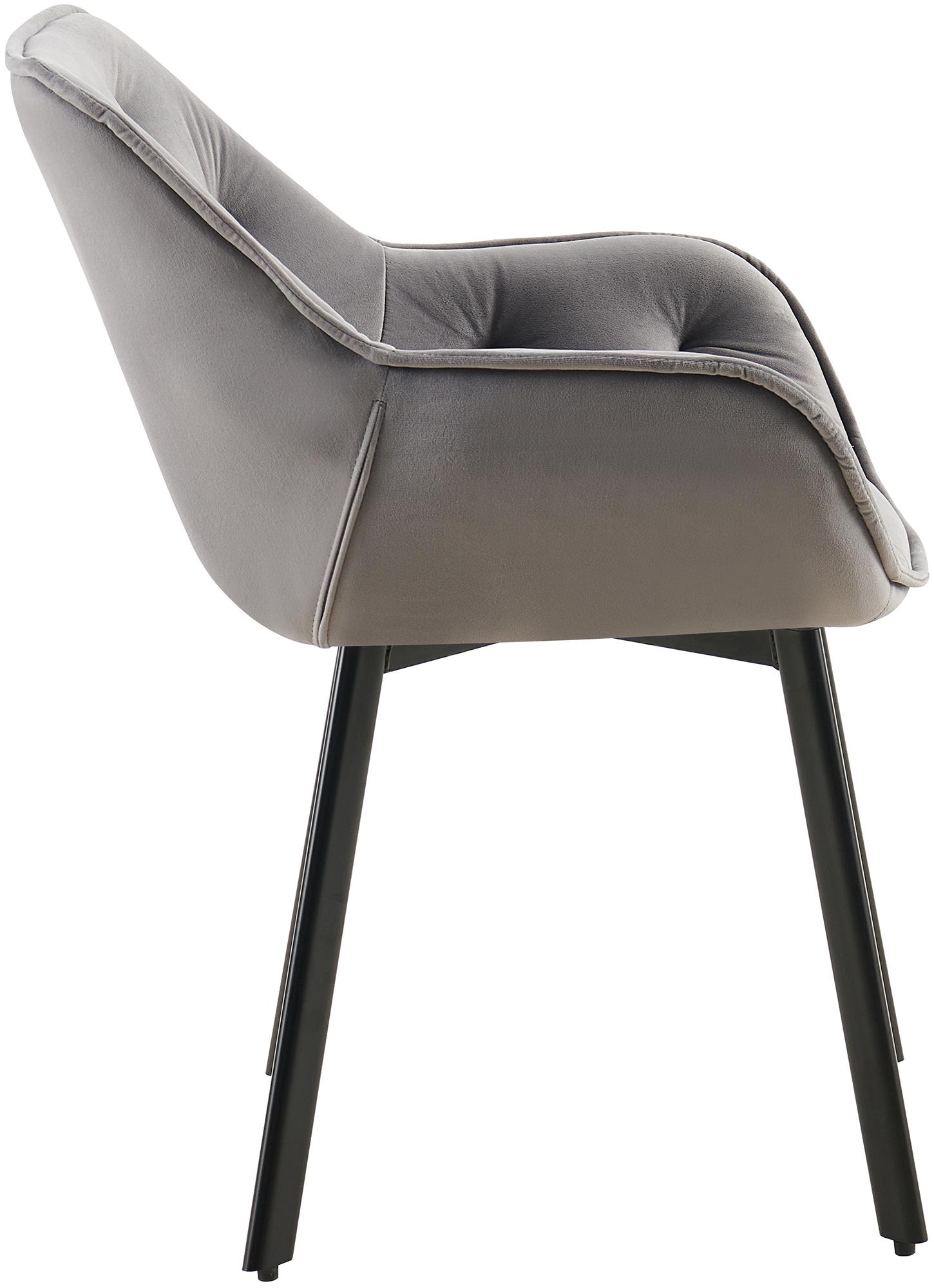 Lot de 2 Chaises de Salle à Manger Pivotantes Antigo en Velours