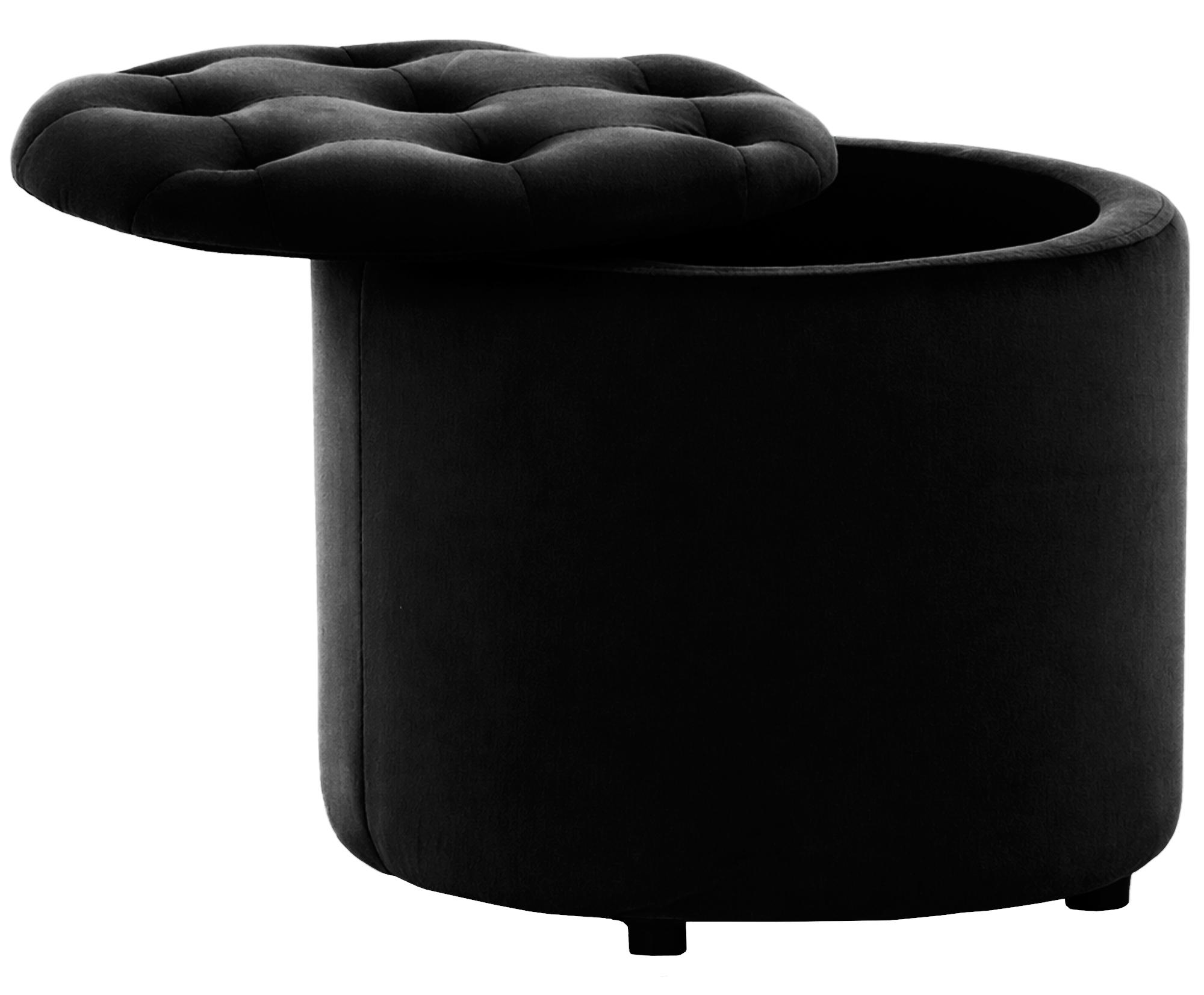 Tabouret Pantin en velours