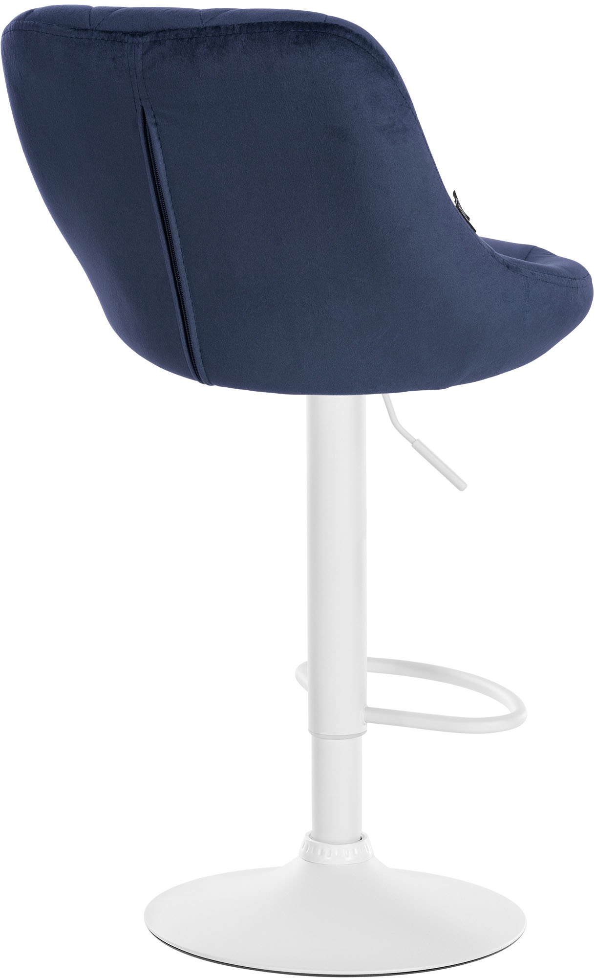 Lot de 2 tabourets de bar Lazio velours