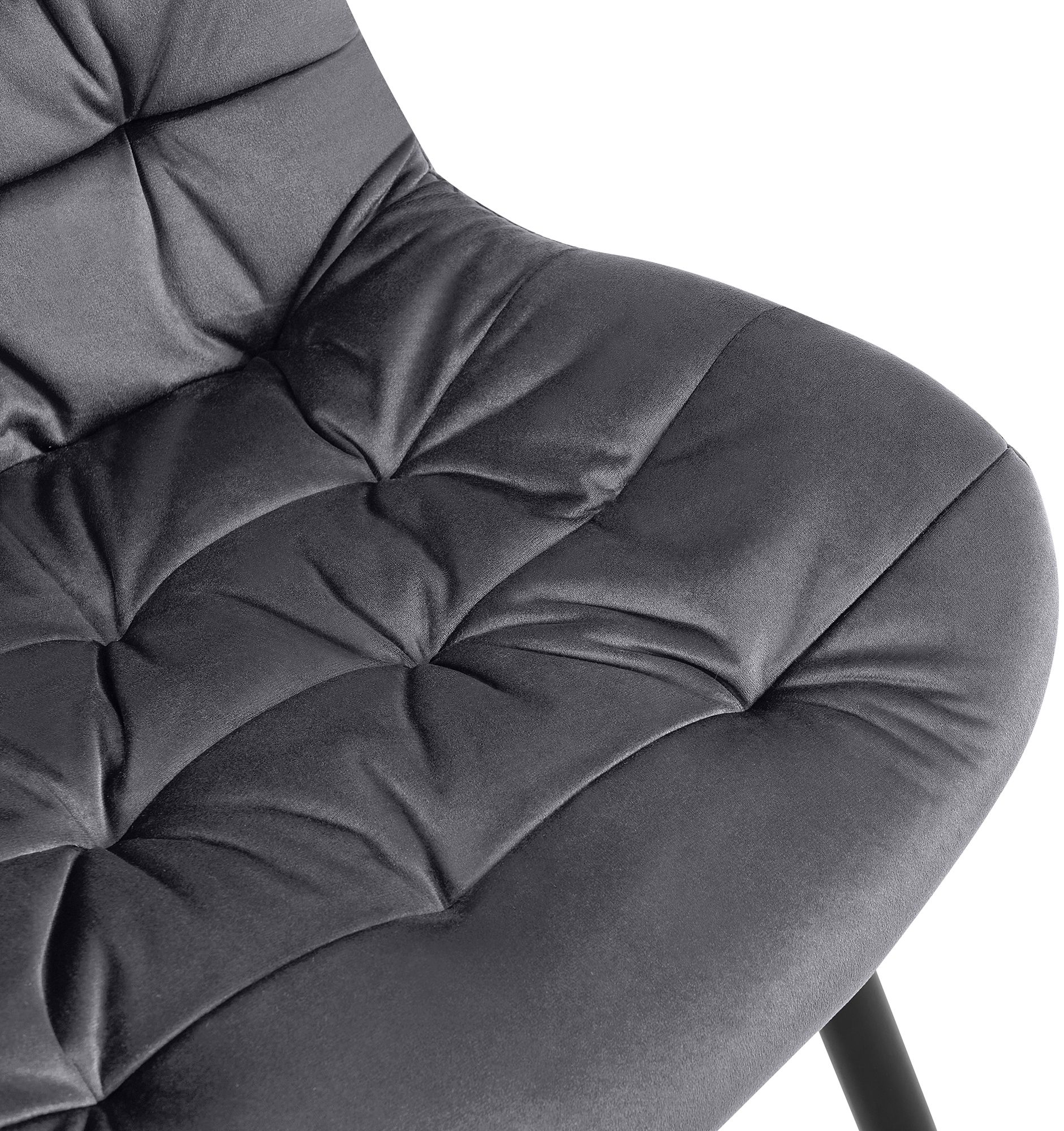 Chaise de salle à manger Rossford velours