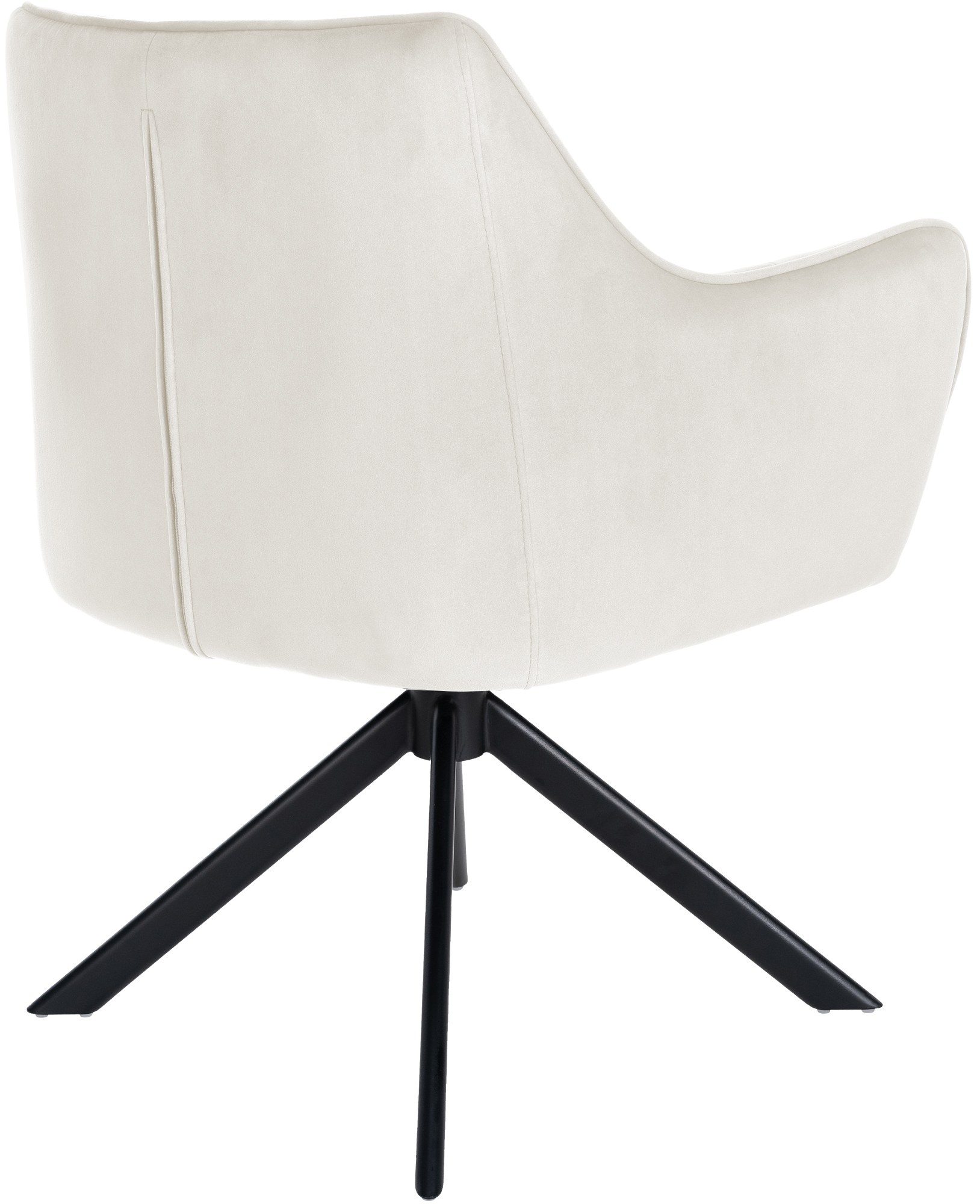 Chaise de salle à manger Swing revêtement velours