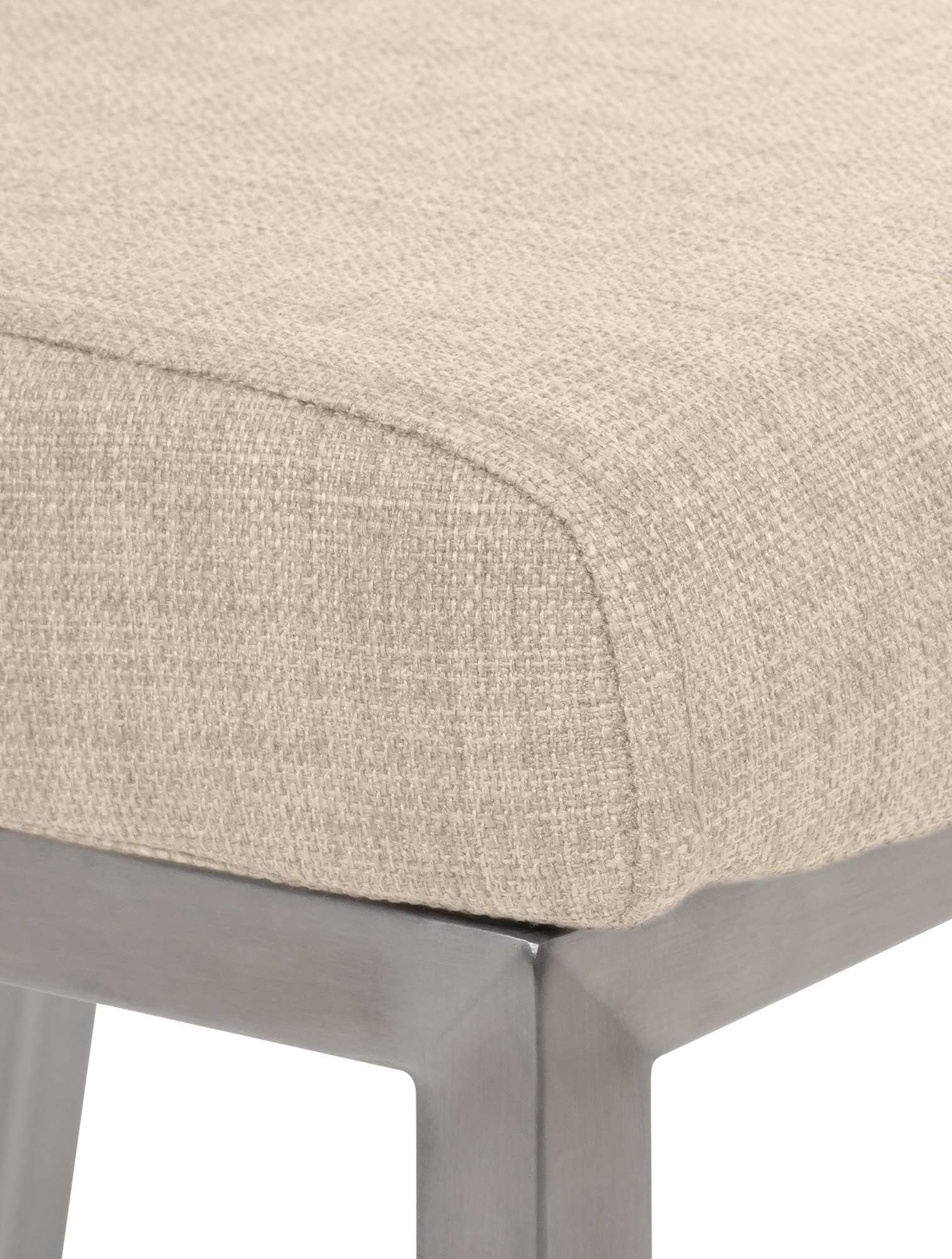 Chaise Colmar avec revêtement en tissu
