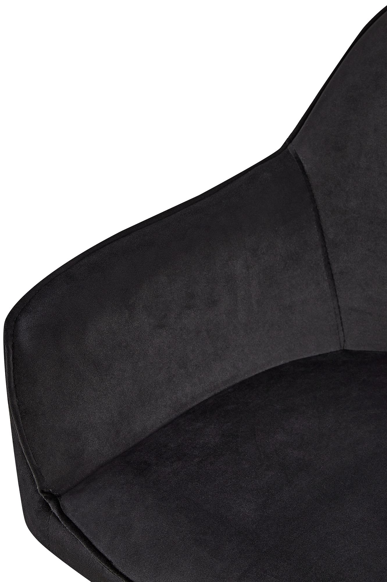 Chaise de salle à manger Boise velours