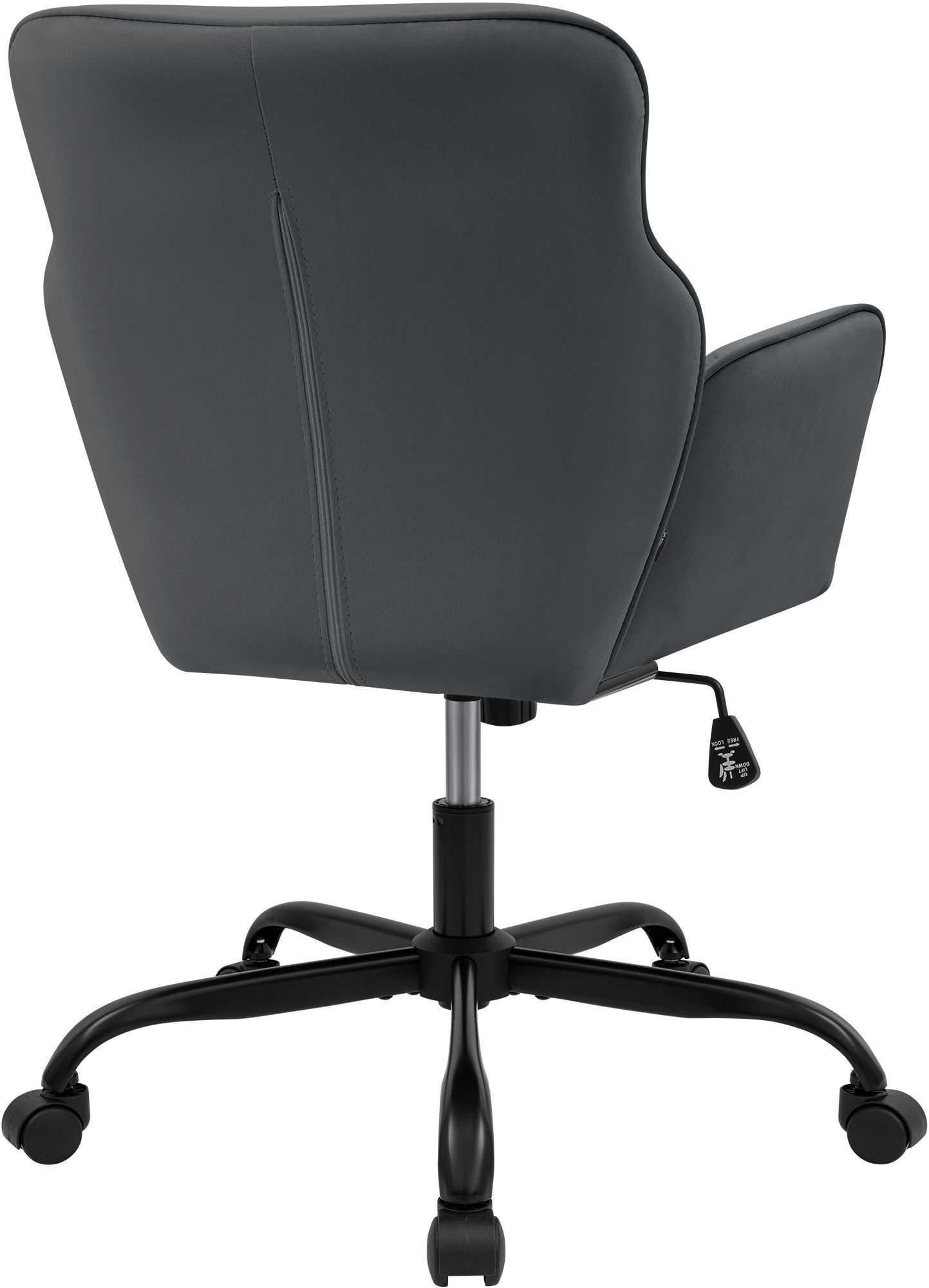Chaise de bureau Amado velours