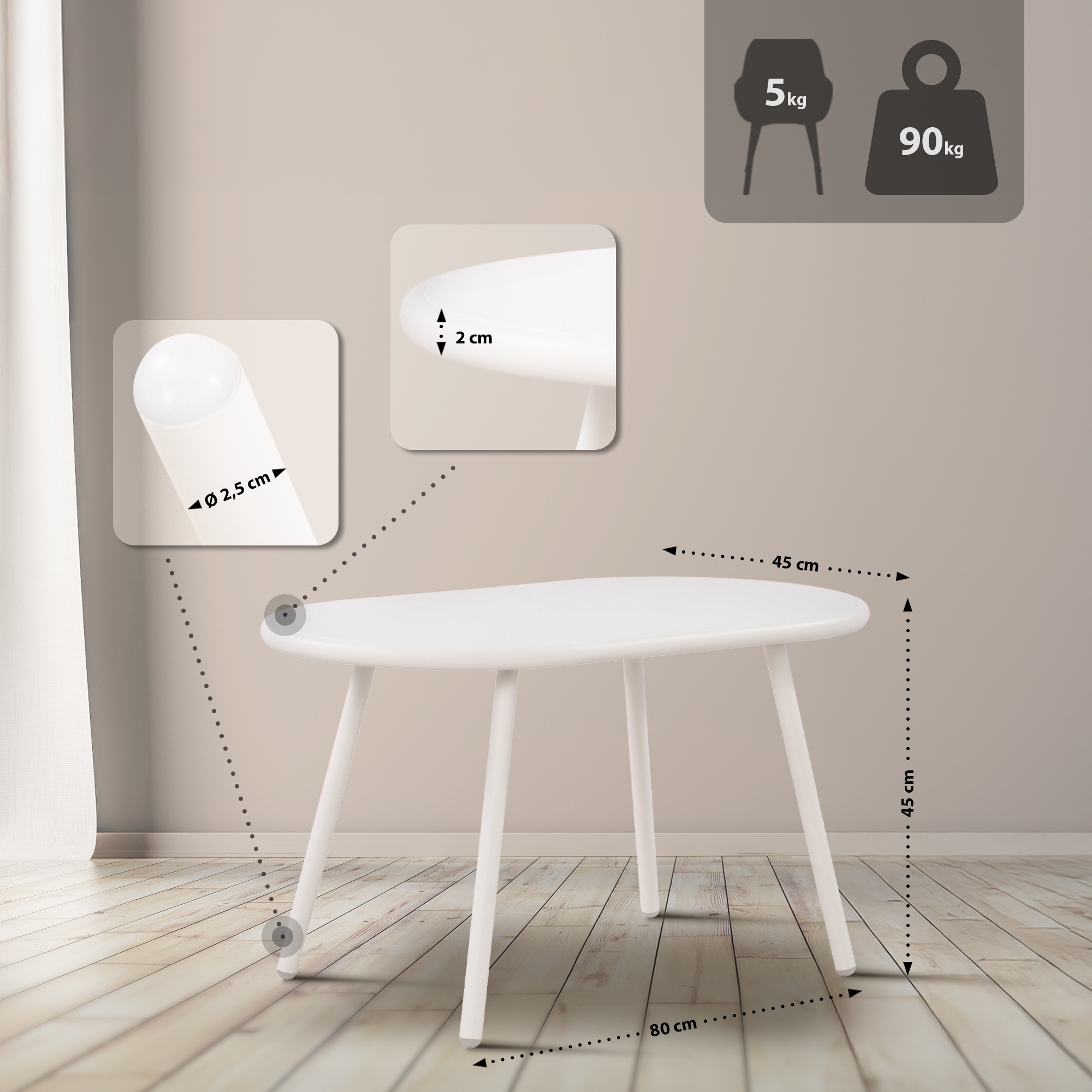 Ensemble de 2 sièges Veldin