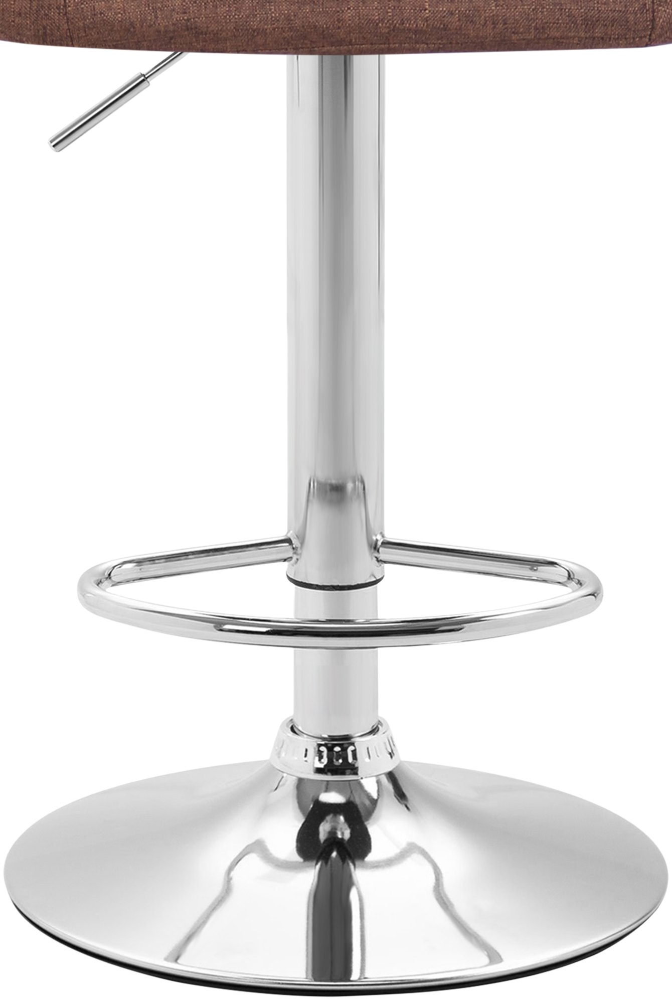 Tabouret de bar Miami V2 en Tissu avec Pied en métal