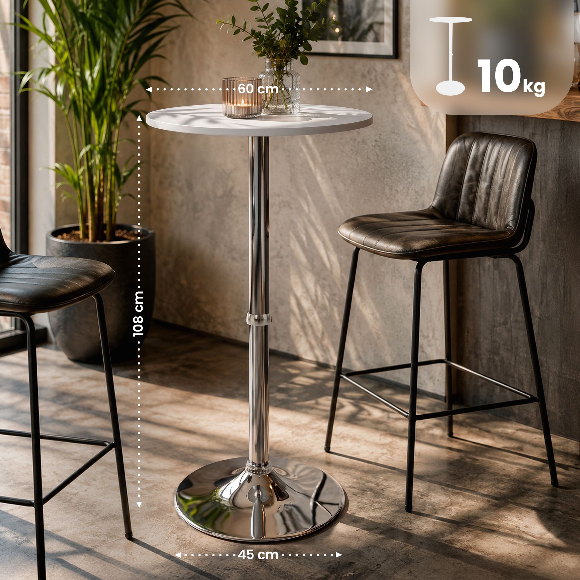Table mange-debout ronde Ø 60 cm