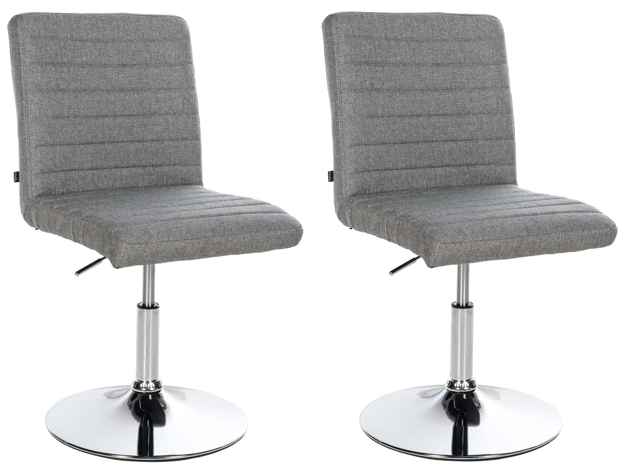 Lot de 2 chaises de salle à manger Elvas Tissu
