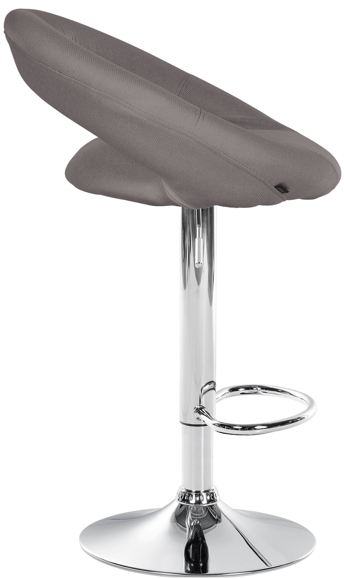 Lot de 2 tabourets de bar Olinda tissu