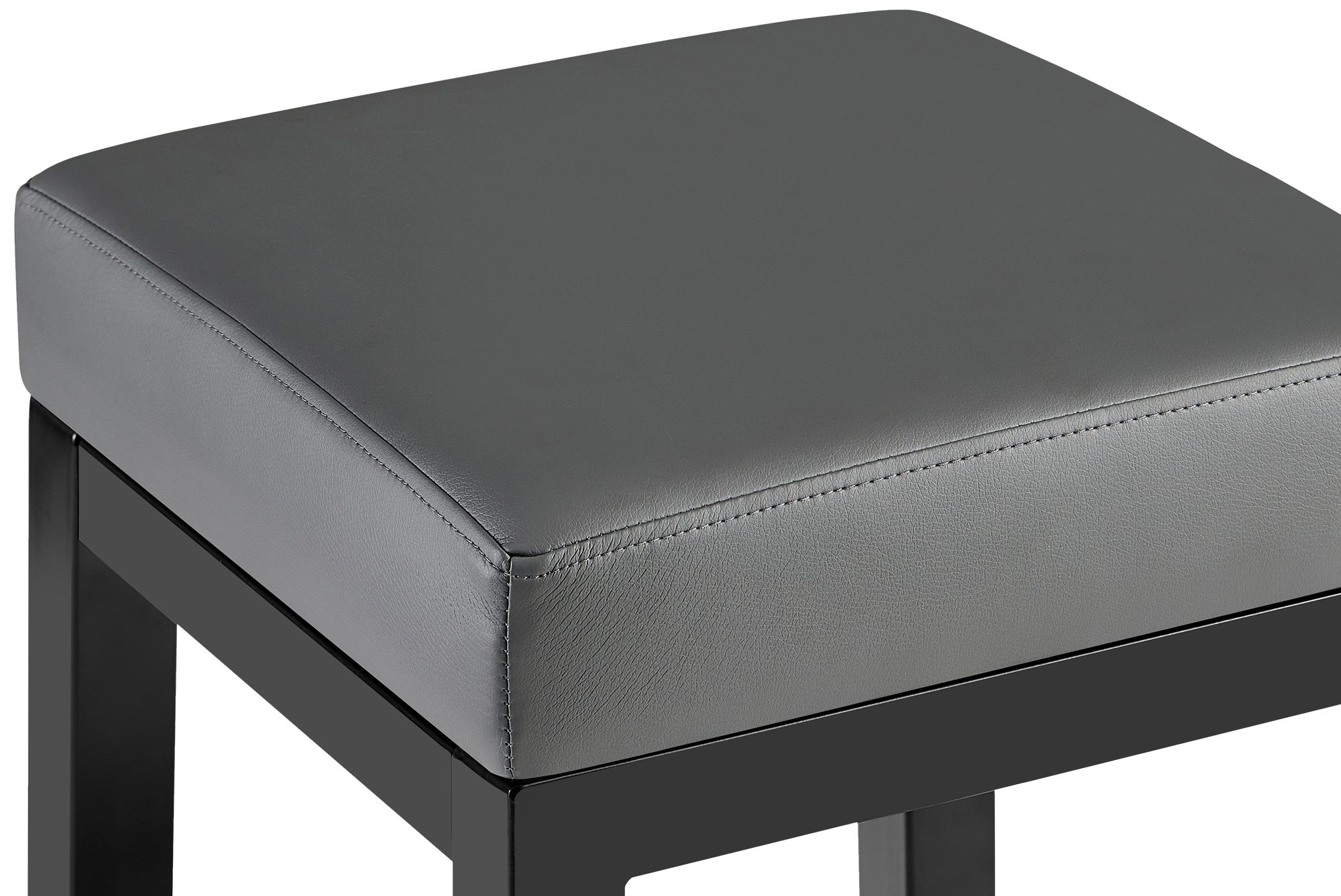 Tabouret de bar Taylor hauteur d'assise 83 cm piètement métal noir