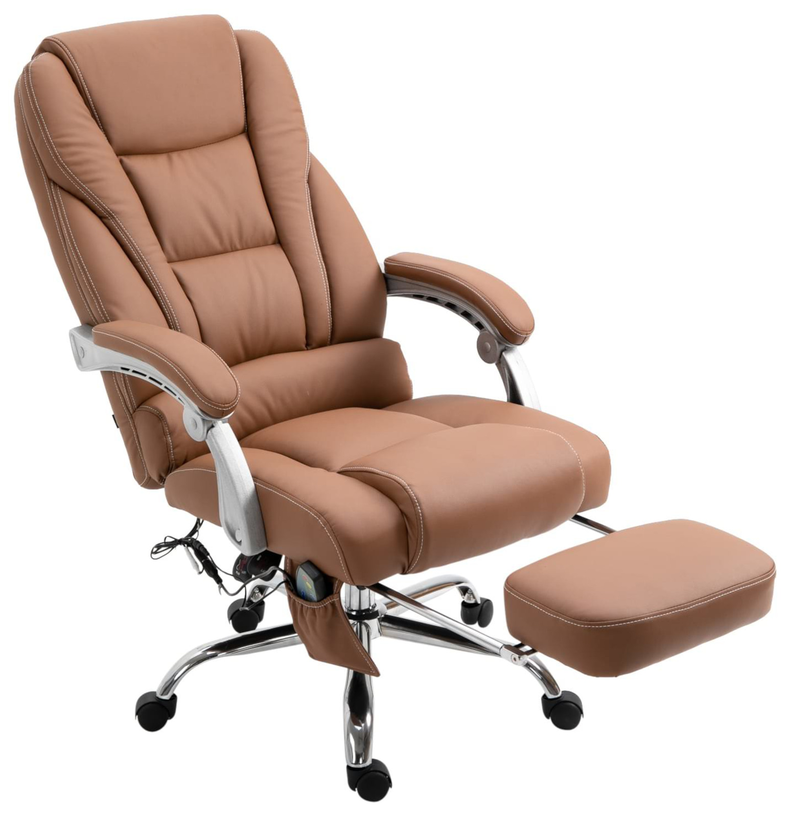 Fauteuil de bureau Pacific en similicuir avec une fonction massage