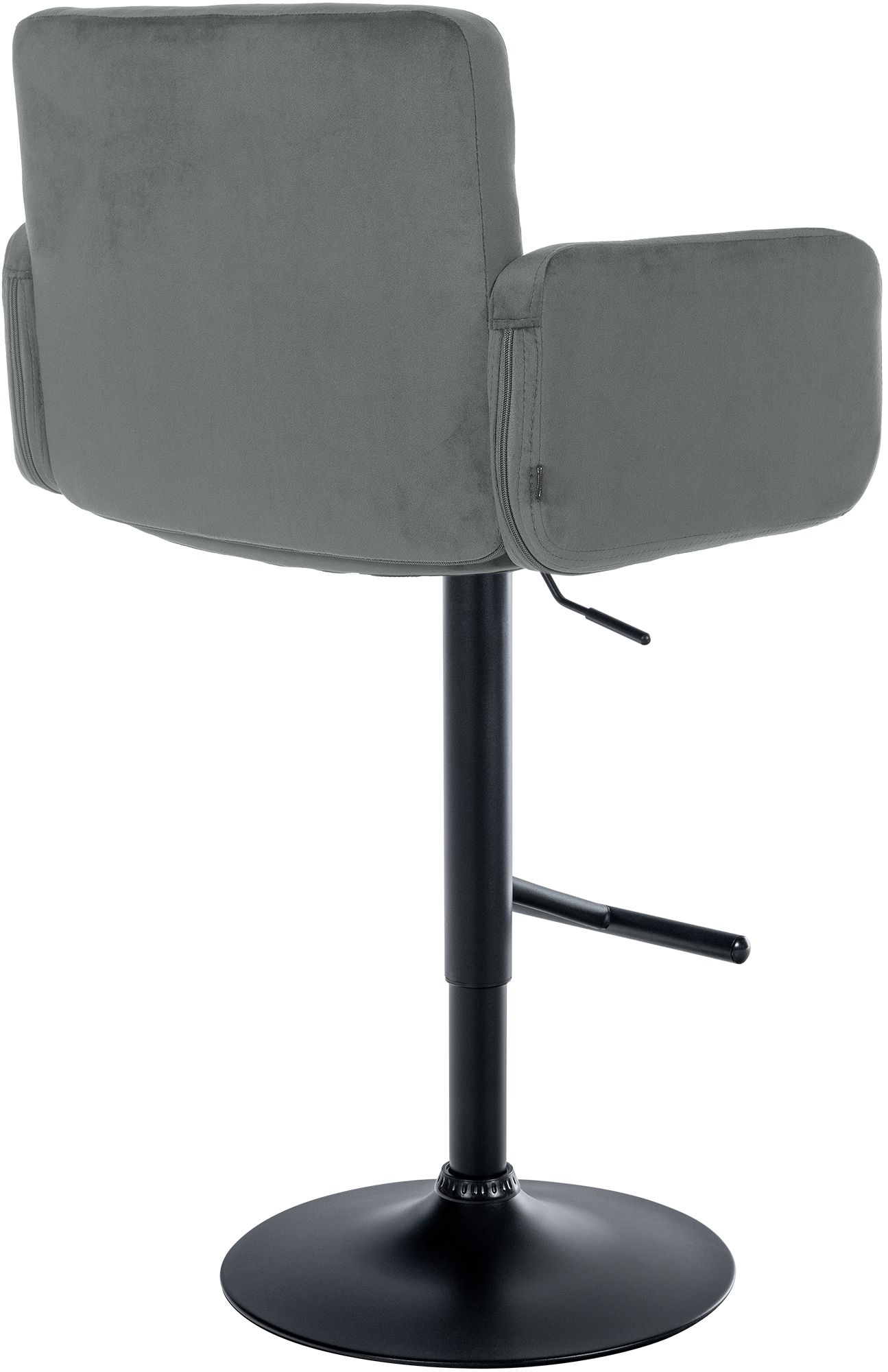Lot de 2 tabourets de bar Los Angeles velours
