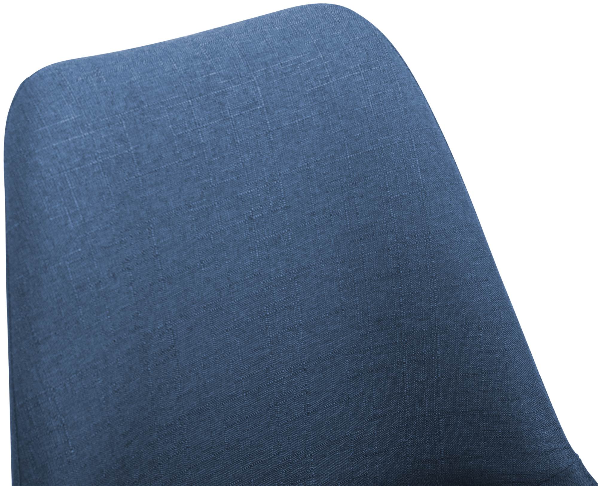 Chaise de salle à manger Maverick tissu avec pied trompette