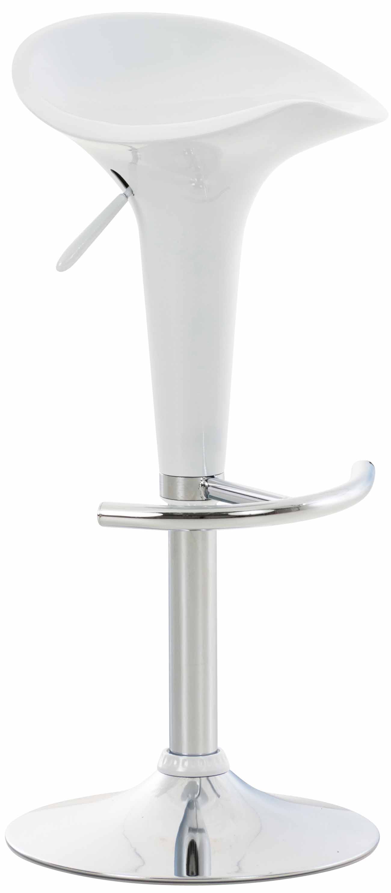Tabouret de bar Saddle avec Assise en p^lastique pied en métal