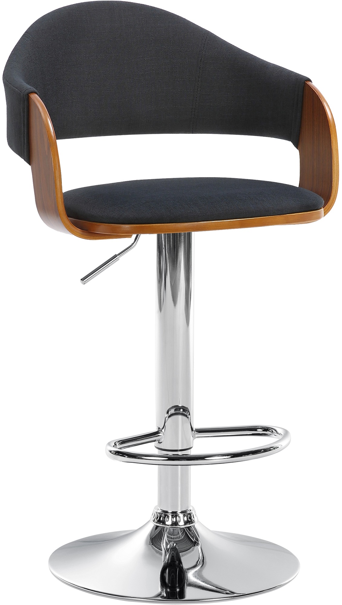 Lot de 2 tabourets de bar Nilse tissu