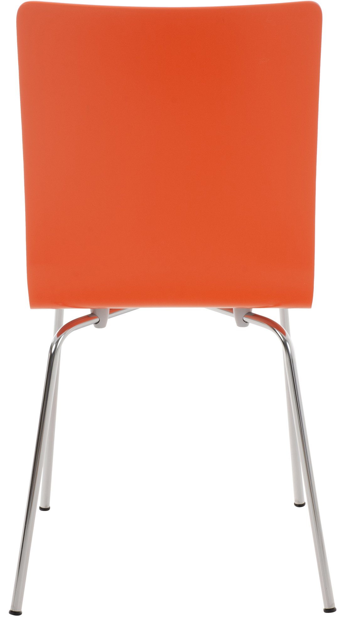 Set 2 Chaises Pepe en bois Orange