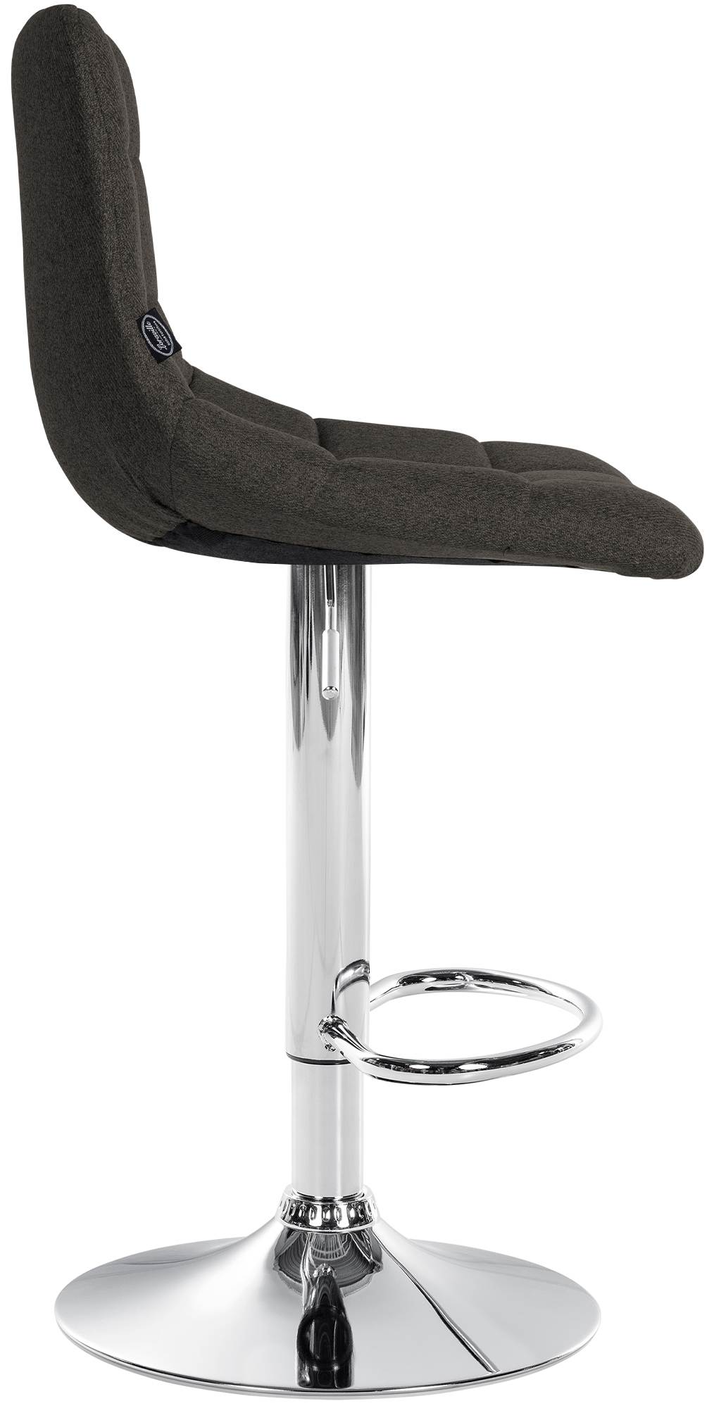 Lot de 2 tabourets de bar Jerry tissu