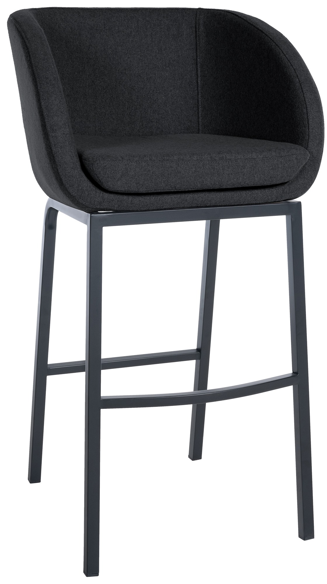 Tabouret de bar Rockhill feutre