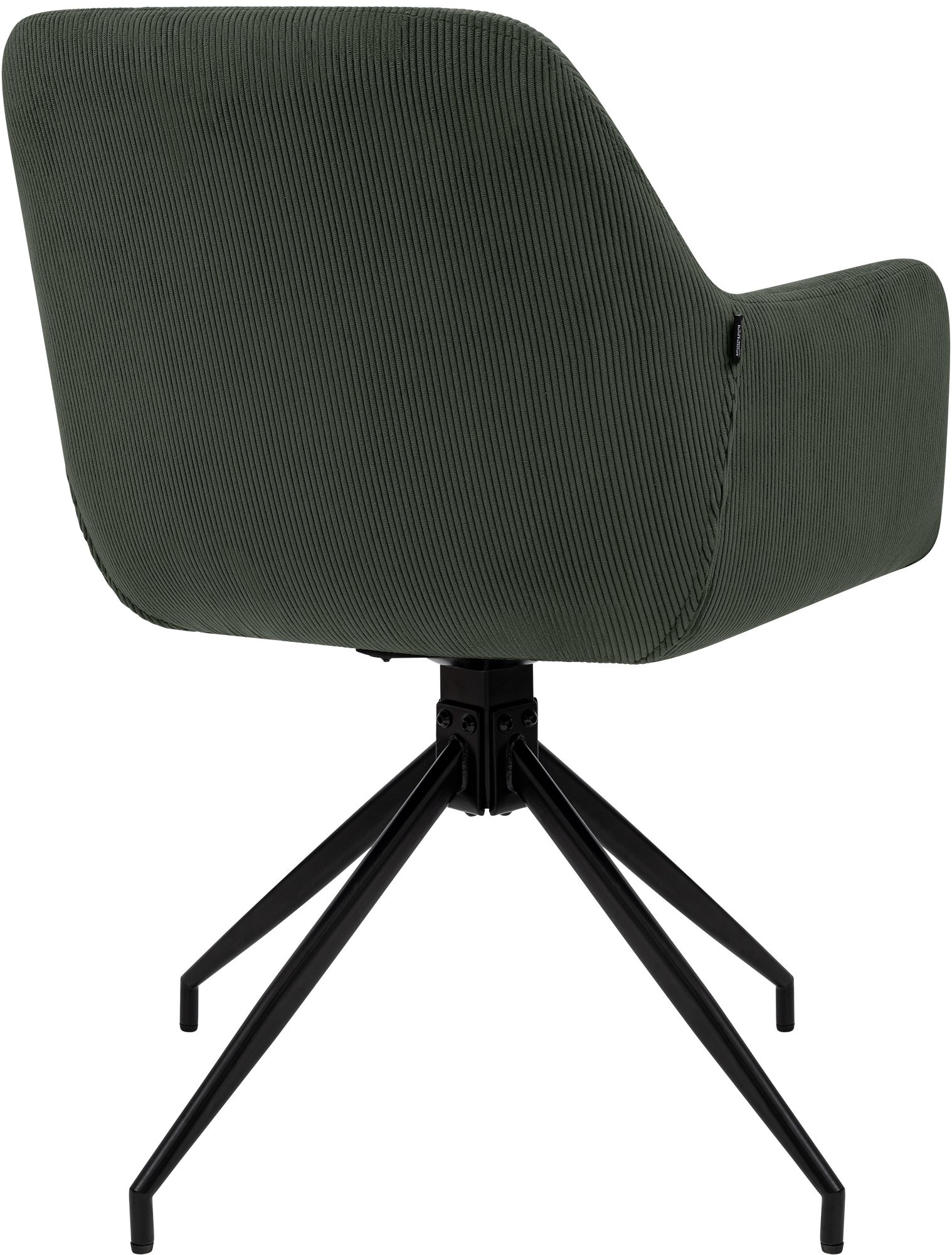Chaise de salle à manger Merlinda en velours côtelé