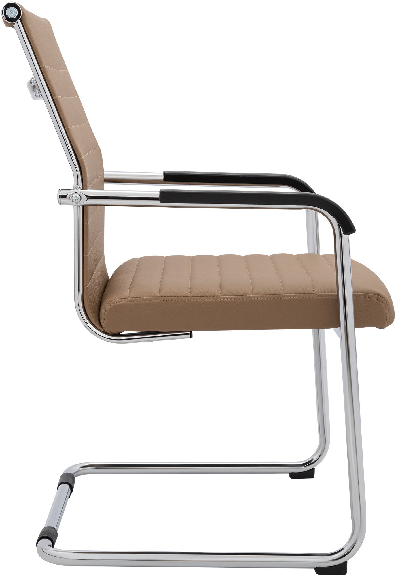 Chaise cantilever Hakon aspect cuir
