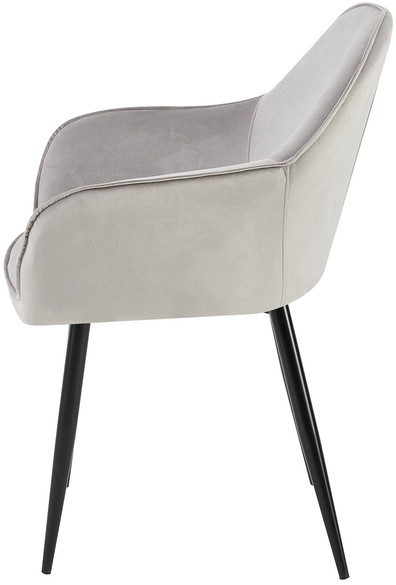 Chaise de salle à manger Boise velours