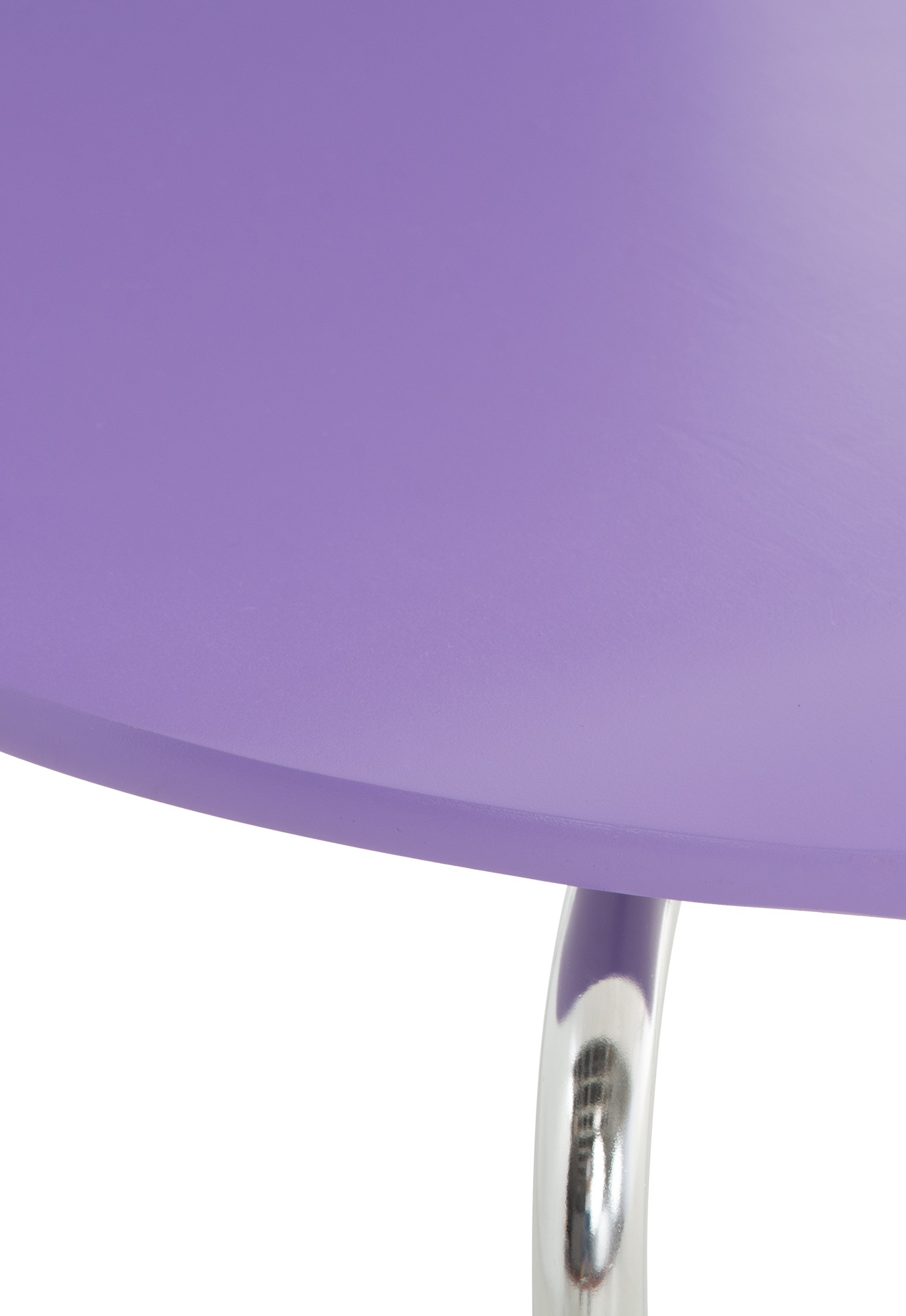 Chaise de visiteur Diego en bois Violet