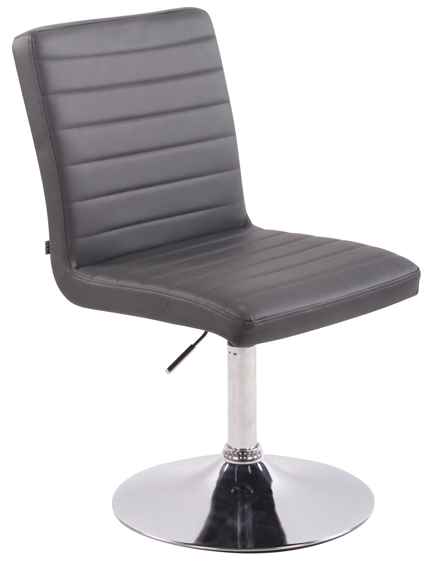 Chaise de salle à manger Elvas en similicuir avec pied trompette